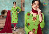 Rahul Nx Rasili Vol-11 Embroidery Work Chanderi Cotton Dress Material Catalog