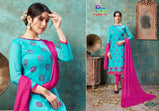 Rahul Nx Rasili Vol-11 Embroidery Work Chanderi Cotton Dress Material Catalog