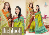 Lakhani Richlook with Blouse Piece Vol-13 Running Wear Saree Catalog Collection