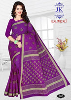 JK Kalanjali Cotton Saree vol-2 Casual Running Wear Saree Catalog Collection