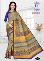 JK Kalanjali Cotton Saree vol-2 Casual Running Wear Saree Catalog Collection