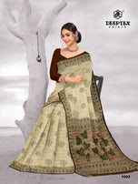 Deeptex Summer 20 Vol-1 Running Wear Casual Printed Cotton Saree Catalog