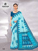 Deeptex Summer 20 Vol-1 Running Wear Casual Printed Cotton Saree Catalog