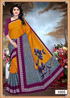 Dhoop Lissa Cotton Saree Printed Saree Catalog Collection