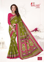 Balaji Leelavathi Cotton Sarees vol-6 Running Wear Printed Cotton Saree Catalog