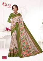 Balaji Leelavathi Cotton Sarees vol-6 Running Wear Printed Cotton Saree Catalog