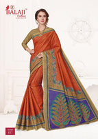 Balaji Leelavathi Cotton Sarees vol-6 Running Wear Printed Cotton Saree Catalog