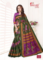 Balaji Leelavathi Cotton Sarees vol-6 Running Wear Printed Cotton Saree Catalog