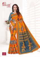 Balaji Leelavathi Cotton Sarees vol-6 Running Wear Printed Cotton Saree Catalog