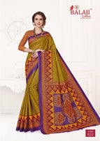 Balaji Leelavathi Cotton Sarees vol-6 Running Wear Printed Cotton Saree Catalog