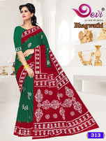 Devi Bhagwathi Mall-Mall Batik Saree Vol-3 Casual Wear Catalog Collection