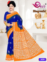 Devi Bhagwathi Mall-Mall Batik Saree Vol-3 Casual Wear Catalog Collection