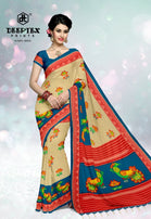 Deeptex Ikkat Special Vol-3 Cotton Saree Running wear Casual Catalog Collection