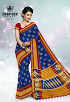 Deeptex Ikkat Special Vol-3 Cotton Saree Running wear Casual Catalog Collection