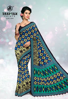Deeptex Ikkat Special Vol-3 Cotton Saree Running wear Casual Catalog Collection