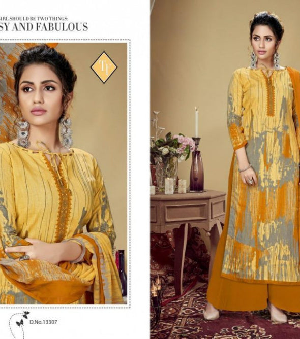 Tanishk Fashion Minar Plazzo Style Salwar Suit Catalog Collection
