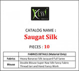 Kessi Saugat Silk Traditional Silk Saree Catalog Collection