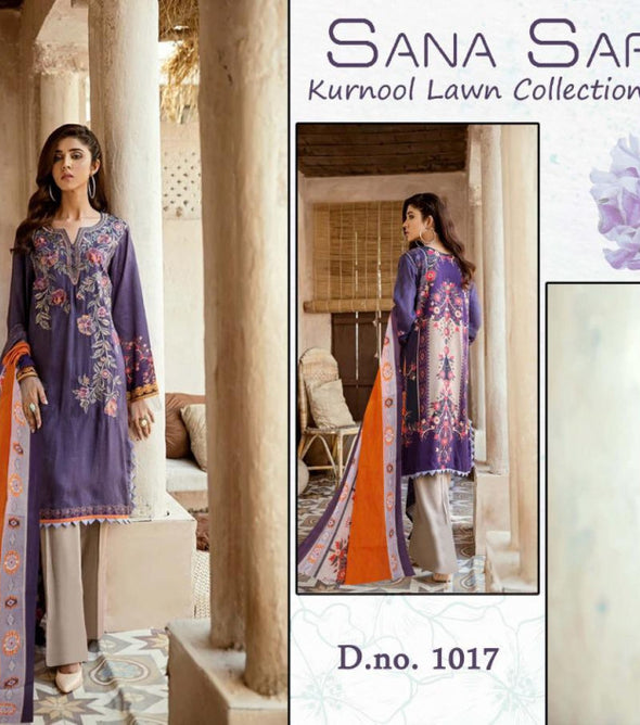 Sana Safinaz Kurnool LAwn Collection 2nd Edititon Pakistani Print Dress Material Catalog