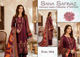 Sana Safinaz Kurnool LAwn Collection 2nd Edititon Pakistani Print Dress Material Catalog
