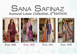 Sana Safinaz Kurnool LAwn Collection 2nd Edititon Pakistani Print Dress Material Catalog