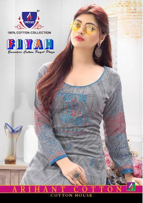 Arihant Lassa Fiyah Printed Cotton Dress Material Catalog