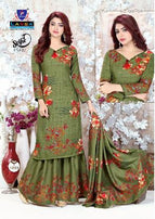 Arihant Lassa Selfie Plazo Printed Cotton Dress Material