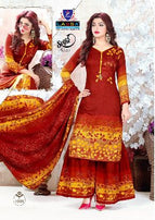 Arihant Lassa Selfie Plazo Printed Cotton Dress Material