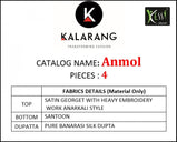 Kessi Kalarang Anmol Stani Georgette With Heavy Embroidery Work Anarkali Style Salwar Kameez Catalog