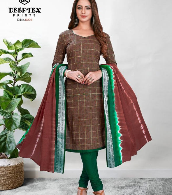 Deeptex Tradition Vol-5 Printed Cotton Dress Material Catalog
