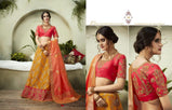 Kessi Sparkle Fancy Silk Jacquard Lehenga Choli Catalog Collection