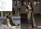 Manjubaa Midhusha Silk Banarasi Saree Catalog Collection