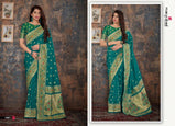 Manjubaa Mahalakshmi Silk Banarasi Saree Catalog Collection