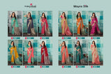 Manjubaa Mayra Silk Banarasi Saree Catalog Collection