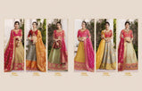 Kessi Vrunda Silk Jacquard Thread Work Lehenga Choli Catalog Collection