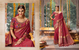 Kessi Rajdhani Silk Blended Cotton Jacquard Banarasi Silk Saree Catalog Collection