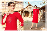 Kajri Style Touch Wood Vol-1 Rayon Kurti Catalog Collection