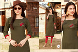 Kajri Style Touch Wood Vol-1 Rayon Kurti Catalog Collection