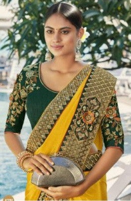 Kessi Bahaar Silk Satin Georgette Saree Catalog Collection