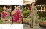 Kessi Bahaar Silk Satin Georgette Saree Catalog Collection