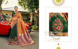 Kessi Bahaar Silk Satin Georgette Saree Catalog Collection