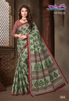 Rimzim Printed Cotton Saree Catalog Collection