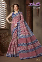Rimzim Printed Cotton Saree Catalog Collection
