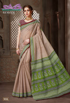Rimzim Printed Cotton Saree Catalog Collection