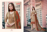 Pakiza Vol-34 Royal Crepe Neck Embridery Diamond Nazneen Dupatta