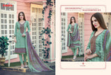 Pakiza Vol-34 Royal Crepe Neck Embridery Diamond Nazneen Dupatta