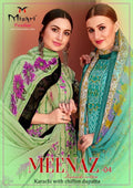 Mishri Creation Meenaz Karachi With Ciffon Dupatta Dress Material Catalog