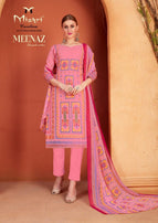 Mishri Creation Meenaz Karachi With Ciffon Dupatta Dress Material Catalog