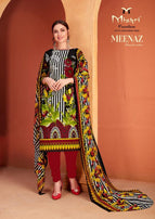 Mishri Creation Meenaz Karachi With Ciffon Dupatta Dress Material Catalog