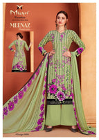 Mishri Creation Meenaz Karachi With Ciffon Dupatta Dress Material Catalog