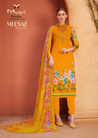 Mishri Creation Meenaz Karachi With Ciffon Dupatta Dress Material Catalog